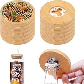 跨境木质开瓶器可印花啤酒饮料启瓶器便捷啤酒起子冰箱贴开罐器