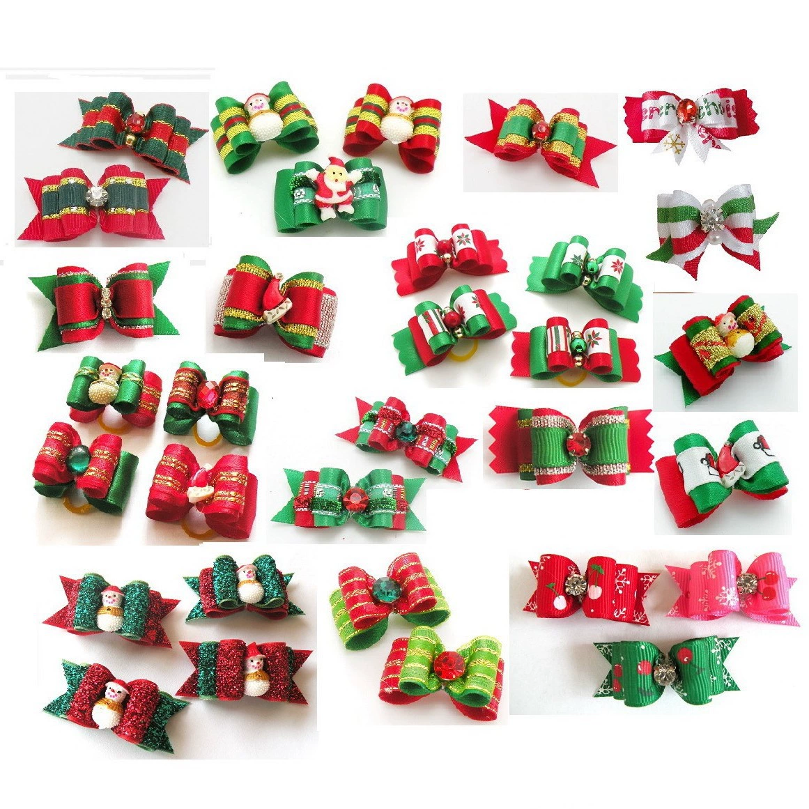 Оптовая Продажа с фабрики Рождественский головной убор для домашних животных головной убор одежда для домашних животных аксессуары для волос собака головной убор резинка