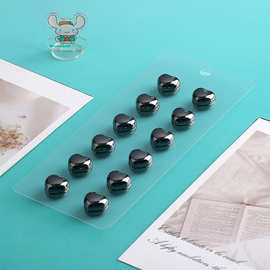 跨境热销亚马逊top中东女士头巾搭配固定装饰磁吸扣桃心丝巾扣