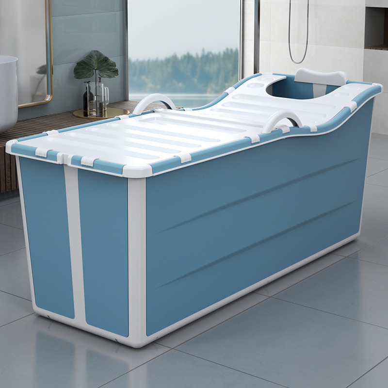 Foldable Bathtub Bath Bucket Household Adult Bath Bucket Bath Bucket Full Body Bath Bucket Large Double Bathtub