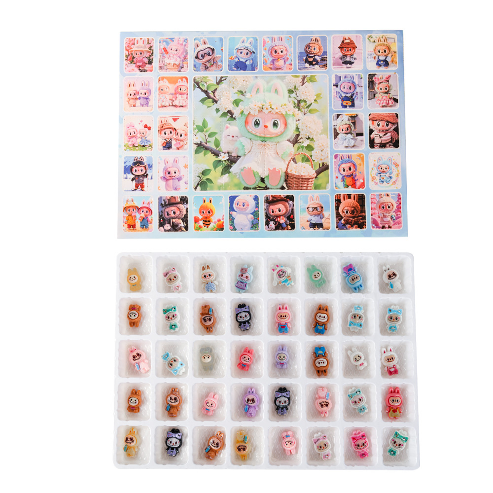 [색상 상자] 수지 40 홀 래브 [녹색]