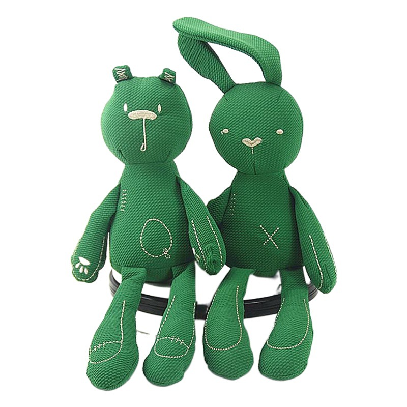 Calmante bebé británico de orejas largas conejo Oso de ballet educativo muñeca de los niños de juguete de peluche muñeca al por mayor