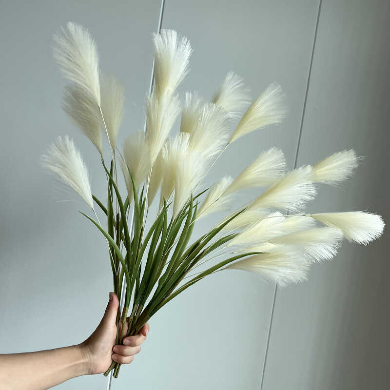 源头绿植芦苇草狗尾巴假花植物组合花箱插花隔断室内造景装饰