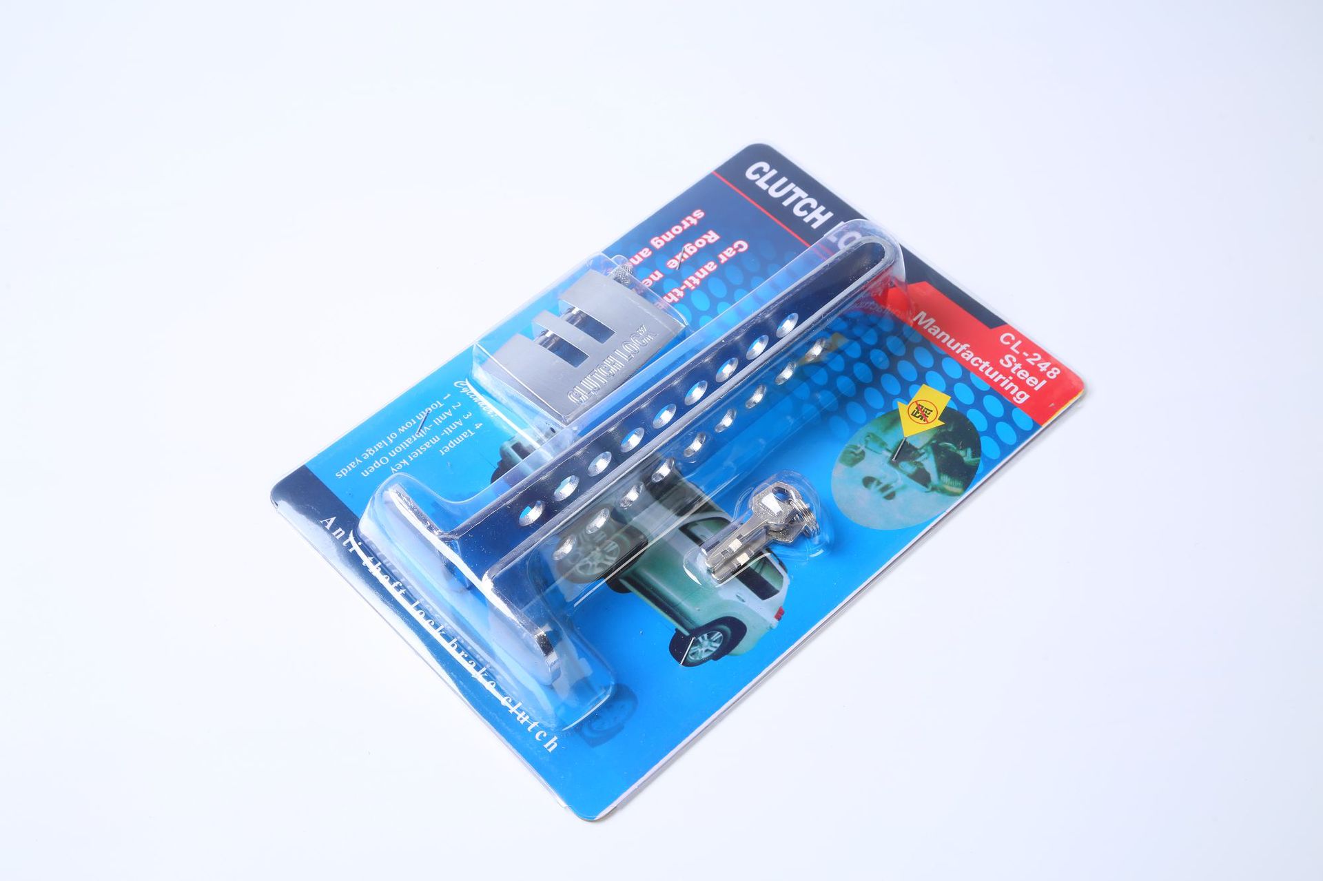 Car Clutch Lock Stainless Steel Adjustable Clutch Lock Universal Multifunctional Throttle Limiter Anti-Theft Brake Lock