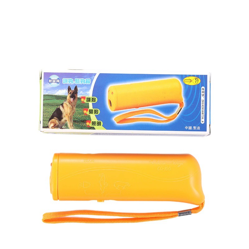 Ультразвуковой отпугиватель собак, устройство для дрессировки собак на открытом воздухе, аварийный фонарик, многофункциональный отпугиватель собак марки Wu Zhongjie Huazi