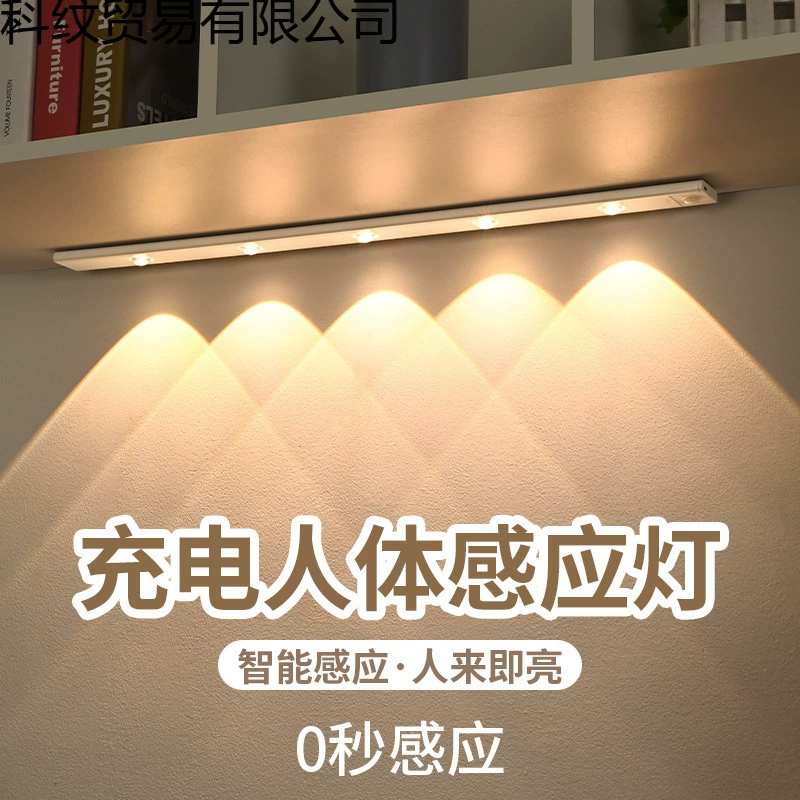 Умная LED-физиологическая индукционная перезаряжаемая самоклеящаяся лампа, внутреннее освещение гардероба, датчик человека, кошачий глаз