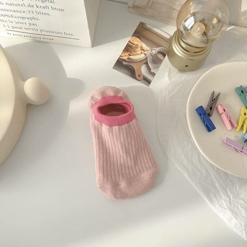 靴下の女性の夏のシンプルな見えない靴下の新しいキャンディー色の薄いメッシュの通気性のあるinsは靴下と落ちにくい|undefined