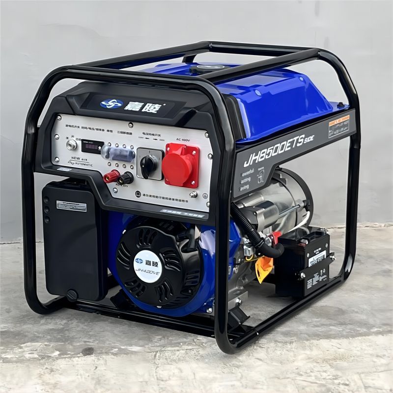 JH8500ETS SIDE嘉陵品牌6.5KW等功率单缸汽油发电机组
