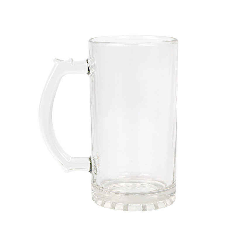 Taza de cerveza de vidrio esmerilado 16oz, para sublimación