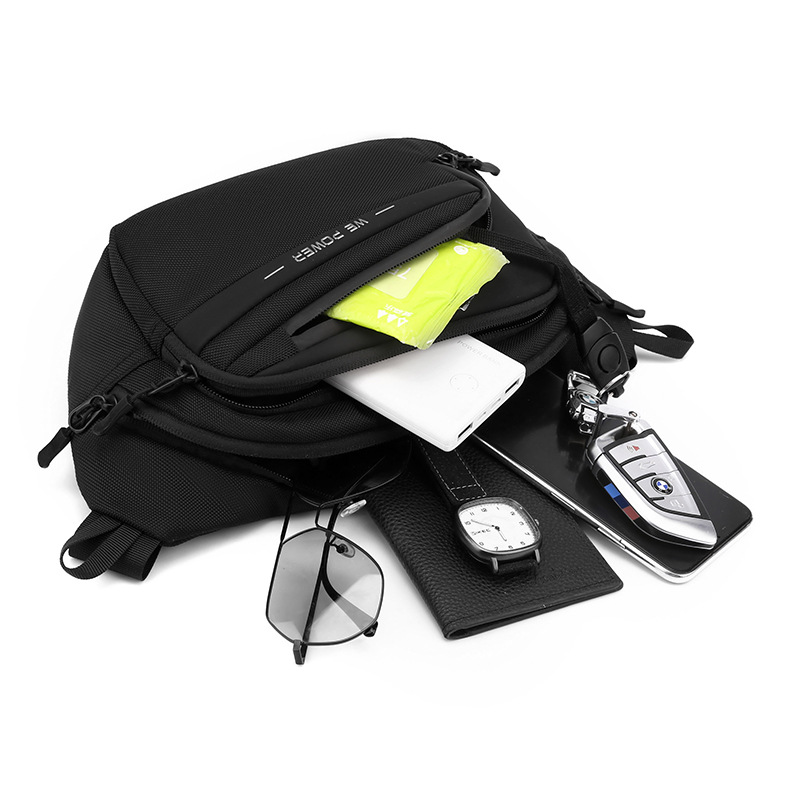 WEPOWER nueva moda transfronteriza bolso de la cintura de los hombres de la moda simple hombro bolsa de mensajero de cercanías bolsa de pecho al aire libre
