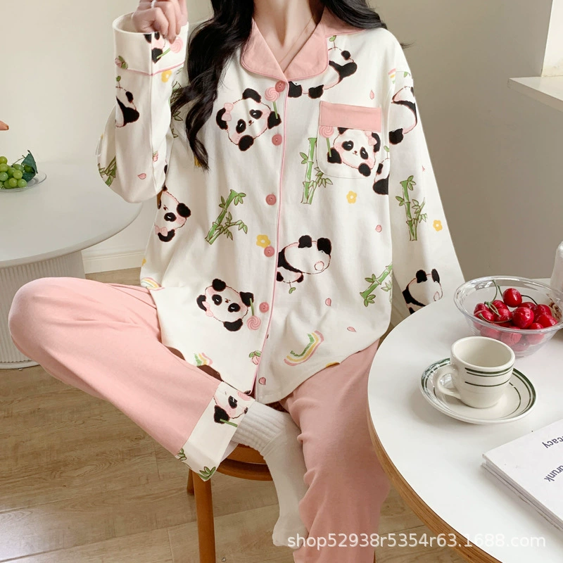 Осадка для родов летом тонкий послеродовой месяц кормящие беременные женщины пижамы весной и осенью беременности