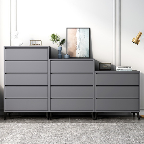Modern Minimalist Five-Drawer Bedside Cabinet, Bedroom Storage Cabinet, Living Room Eight-Drawer Chest of Drawers, Storage Cabinet