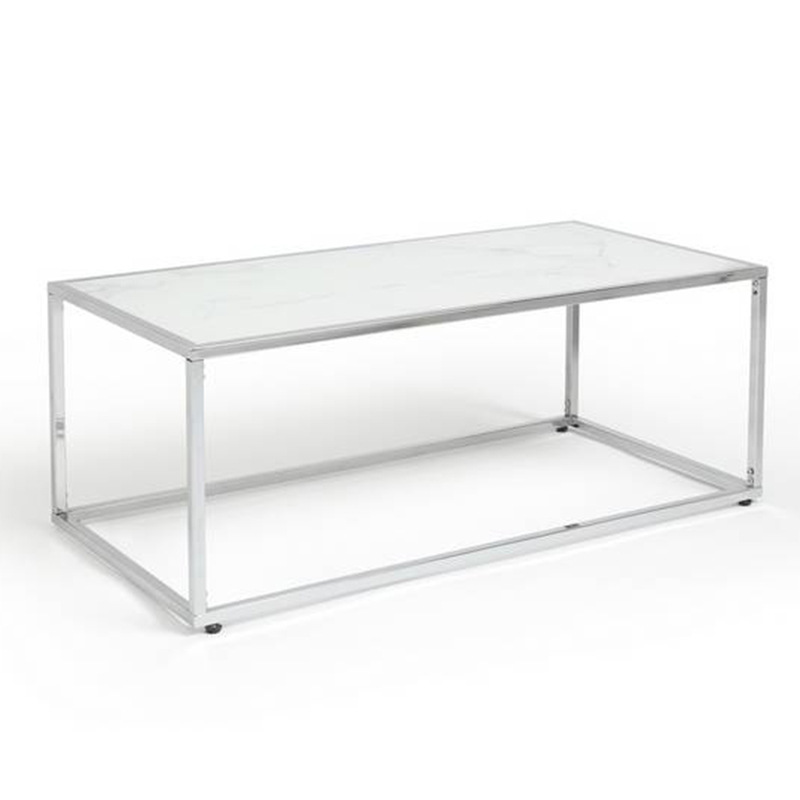 Mesa de mesa de mesa de roca amazónica mesa de mesa rectangular de sala de estar nórdica mesa de café de lujo ligera mesa de café de alto nivel