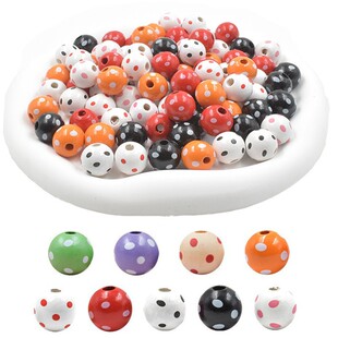 �¿����˹����cӡȾľ��ɢ���� diy�Ʒ���16mm��ɫľ��S�����l