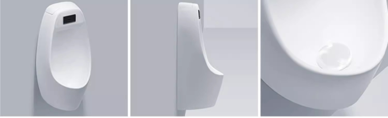 Integrated automatic sensor urinal for men, wall-mounted ceramic urinal, wall-mounted urinal, floor-standing urinal pool undefined