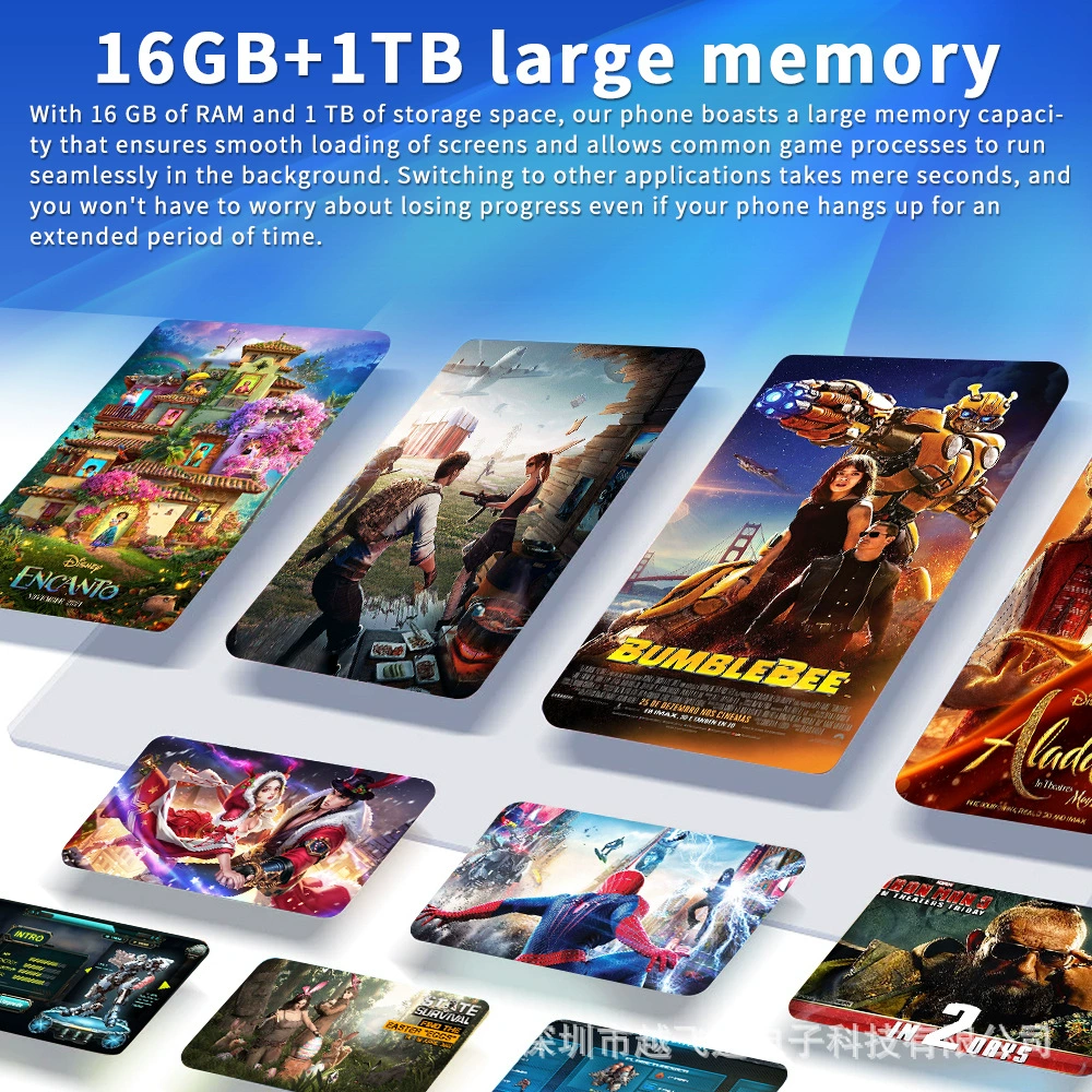 Смартфон i15 Promax заводской, бюджетная модель с большим экраном Android, 16+1 ТБ (хитовая модель)