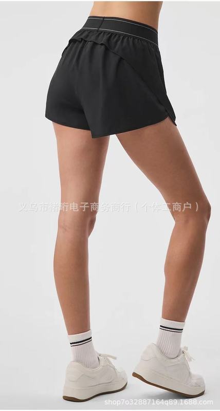 AL同款吸湿排汗透气双层防走光运动短裤瑜伽户外休闲速干修身高弹|undefined
