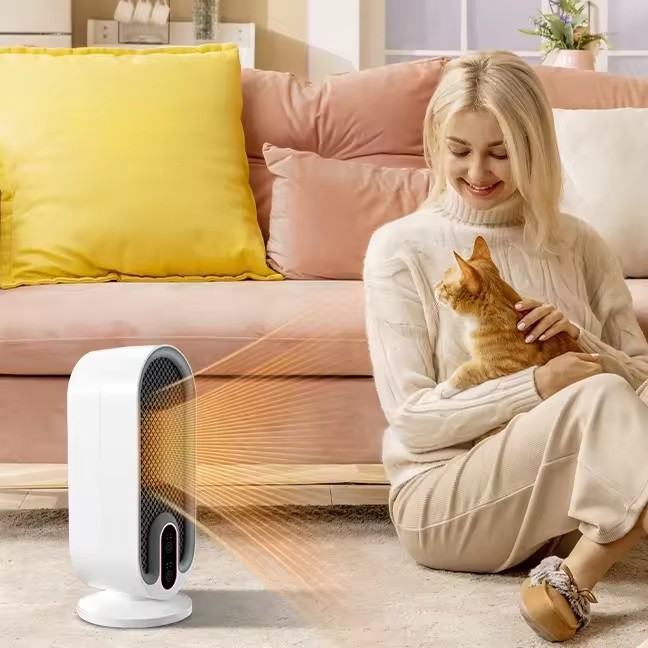 Nuevo calentador doméstico calentador eléctrico vertical ahorro de energía humidificación pequeña calefacción solar eléctrica toda la casa calentador de calor rápido ventilador