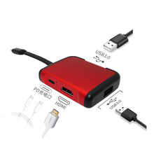 type-c�Dhdmi  usb�W��PD�ĺ�һ�Uչ�]USB3.1������4��1 һ����