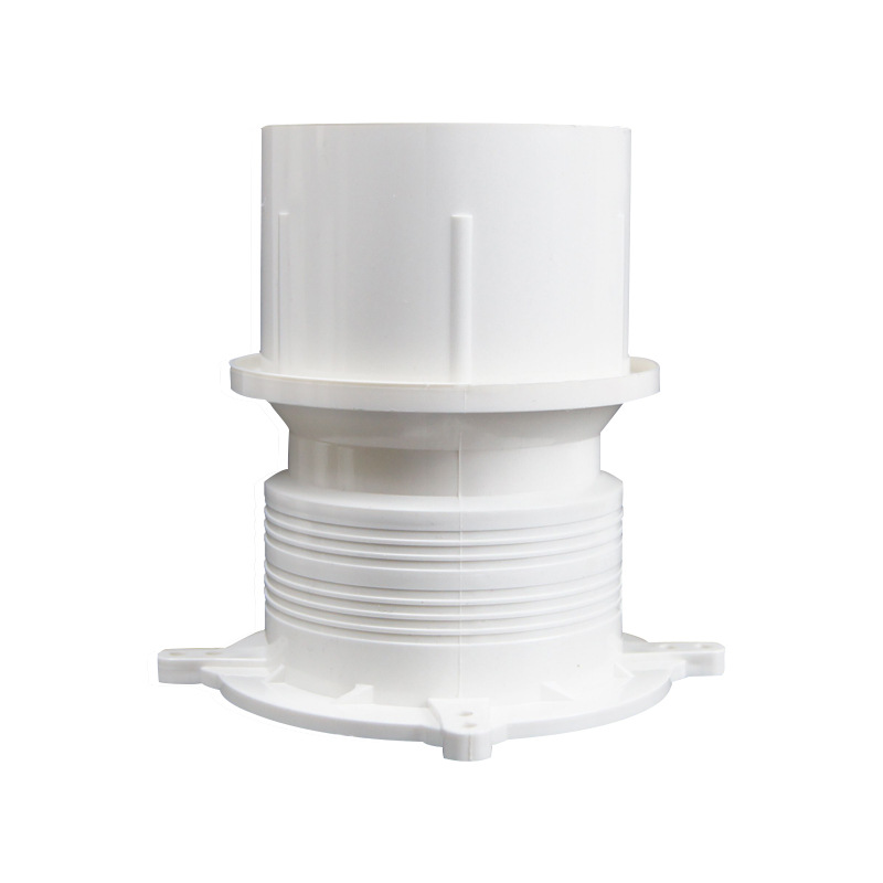 PVC incrustado manga de agua de parada conjunta directa piezas incrustadas engrosada accesorios de drenaje conjunta 50-200 especificación completa