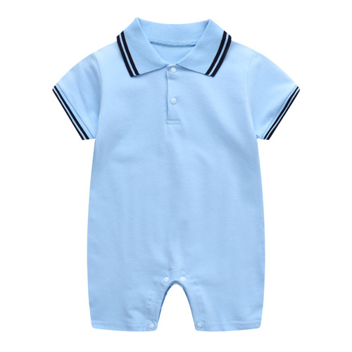 Baby thin cotton romper summer newborn clothes short-sleeve 0-1 year old baby tunic children's clothing one piece drop shipping