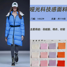 皮包时尚服奢侈涂层哑光羽绒服面料潮流设计款新款单品布料厂家
