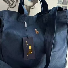 小马拉夫帆布手提袋简约收纳小方包袋纯色复古单肩托特刺绣女包
