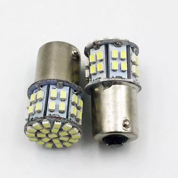12V 24V S25 1156 1157 1206 50SMD обратный свет сигнал поворота Стоп-сигнал автомобиль светодиодный свет
