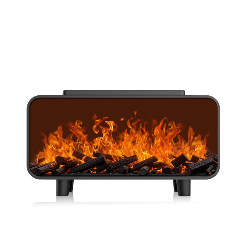 2025 nueva chimenea de simulación humidificador de llama máquina de aroma rociador de incienso automático dormitorio doméstico luz de atmósfera transfronteriza