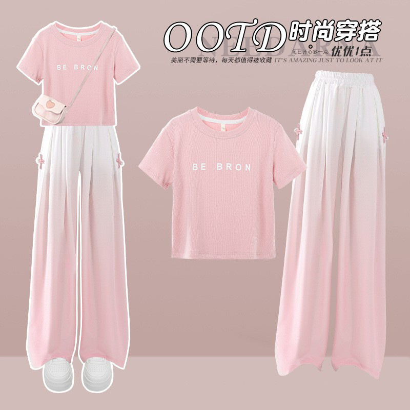 SNC 반팔 - 그라데이션 BE 핑크 (가방 없음)