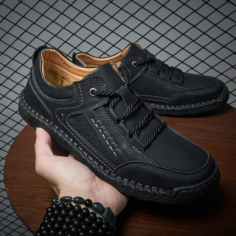 Comercio exterior zapatos de hombre al aire libre zapatos de herramientas de base blanda zapatos deportivos casuales zapatos transpirables de moda de tamaño grande para hombres un pedaleón