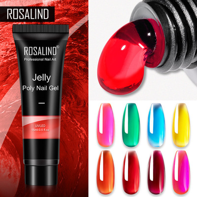 Rosalind new extension Manicure Kit 3 crystal permeable nail polish phototherapy gel gel