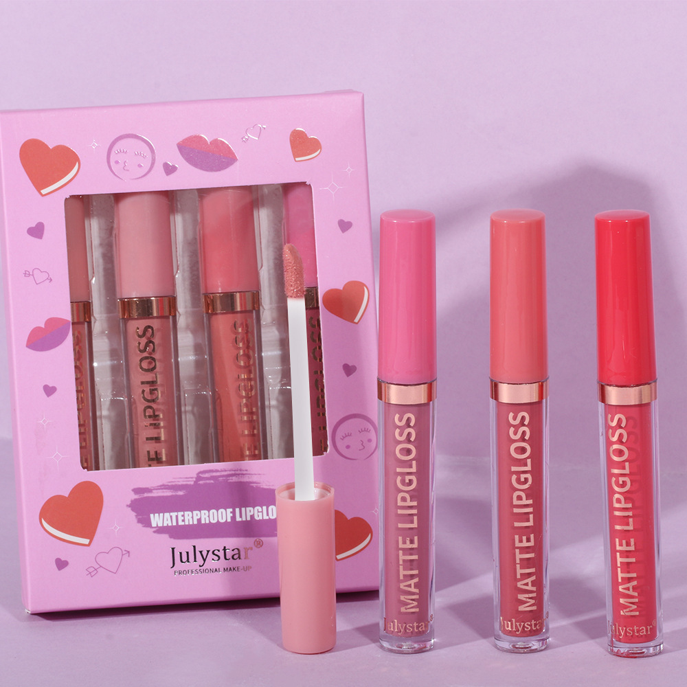 carina Rossetto in velluto con finitura opaca, set di smalti per labbra naturali e di lunga durata, sbiaditi e antiaderenti sulla tazza_voghion.com