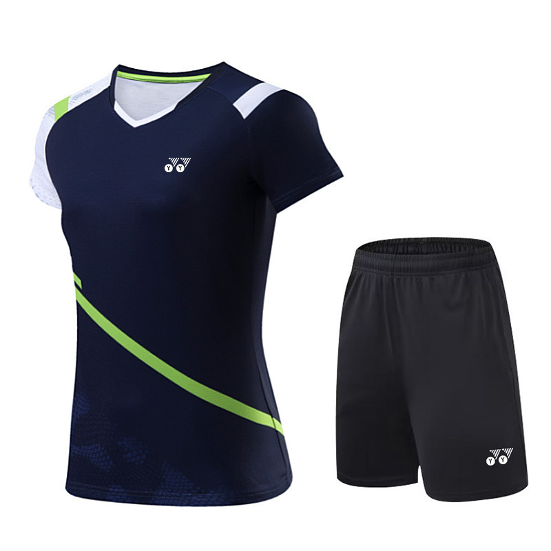 2024バドミントン服の新型エアバレーボール服セット男女カスタマイズ競技ユニフォーム運動訓練共同購入|undefined
