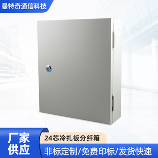 Factory Ftth Corridor Direct-Fusion Fiber Distribution Box Manufacturer 24-Core Fiber Optic Entry Distribution Box Cold-Rolled Plate Wholesale