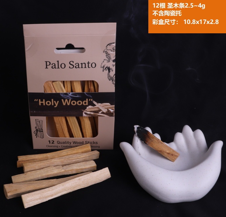 进口秘鲁圣木条palosanto高油老料原木木条熏香加州白鼠尾草香薰|undefined