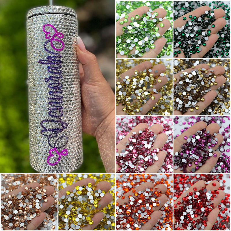 Round Glass Rhinestone DIY Nail Art Diamond Jewelry Mobile Phone Case Accessories Diamond Crystal Glass Flats Bottom Diamond Imitation Austrian Diamond Round Glass Rhinestone DIY Nail Art Diamond Jewelry Mobile Phone Case Accessories Diamond Crystal Glass Flats Bottom Diamond Imitation Austrian Diamond