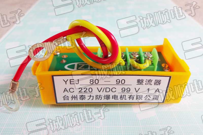YEJ 80-90 AC 220V DC 99V 1A 整流器 台州 泰力 电机 公司 TLZ