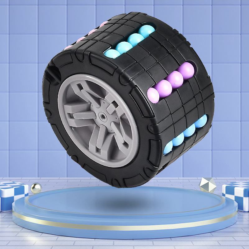 Transfronterizo educativo infantil giratorio Magic Bean jugando cerebro educación temprana pensamiento entrenamiento BOLA MÁGICA juguete de descompresión de la yema del dedo