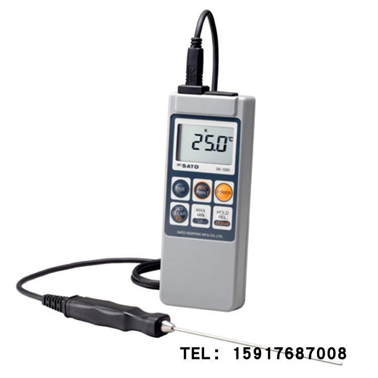 日本SATO佐藤带记忆的防水数字温度计 SK-1260 SK-S307K SK-S100K
