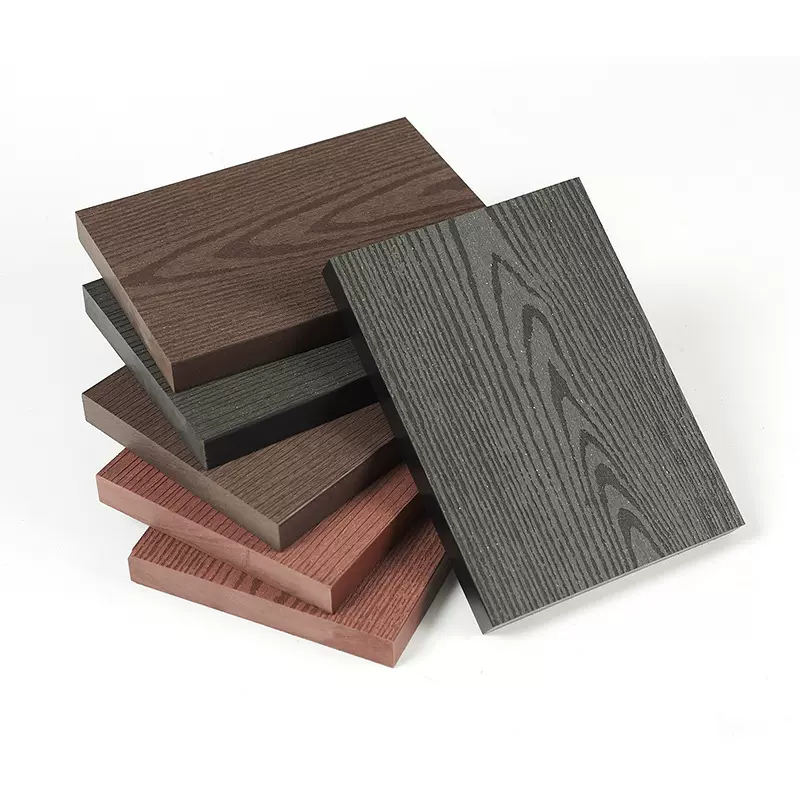 批发塑木板围栏栅栏格栅木塑板花箱板地板实心装饰板材护墙板