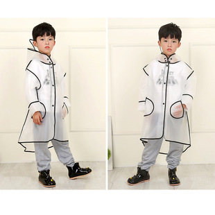 Children's raincoat 3-6 years old 9 years old 12 split cross-border non-disposable poncho Korean Japanese style boys and girls primary school students