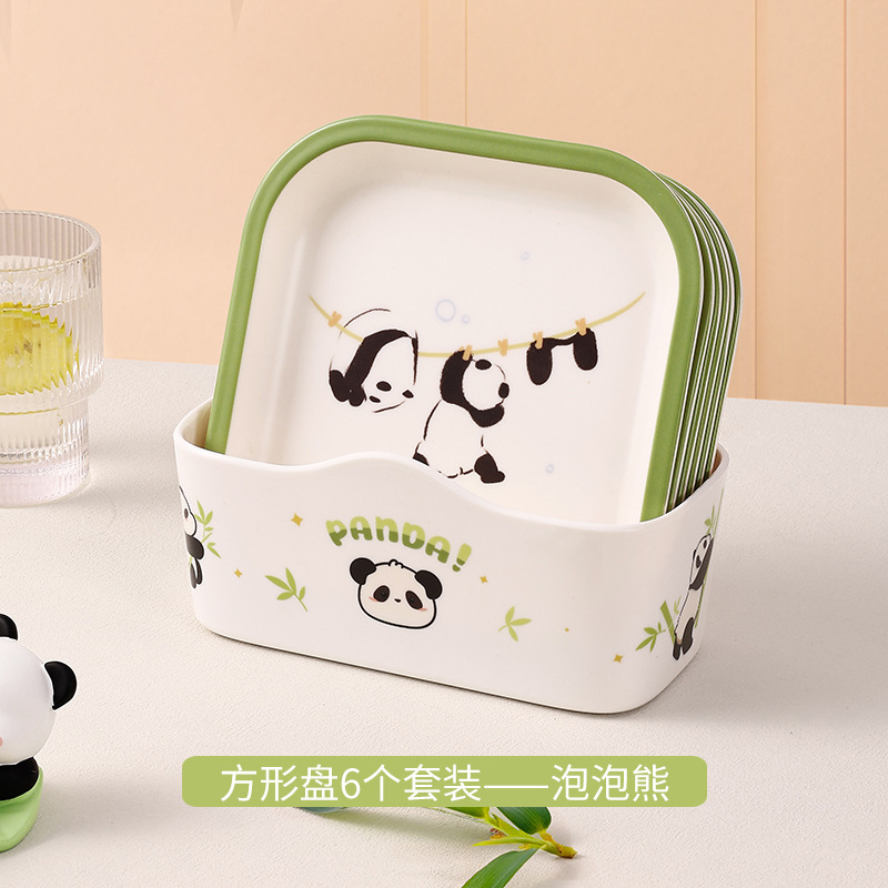 ヒルパンダ日記ライト高級骨吐き皿セット食品グレード小皿スナック小皿断熱パッドコースター卸売|undefined