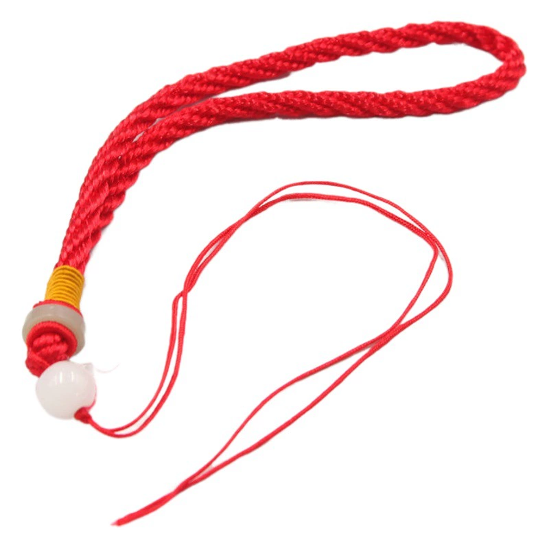 Ручной ремешок тканый Wenwan кулон веревка нефрит Ручная Веревка Автомобильный ключ ремешок Wenwan оптом