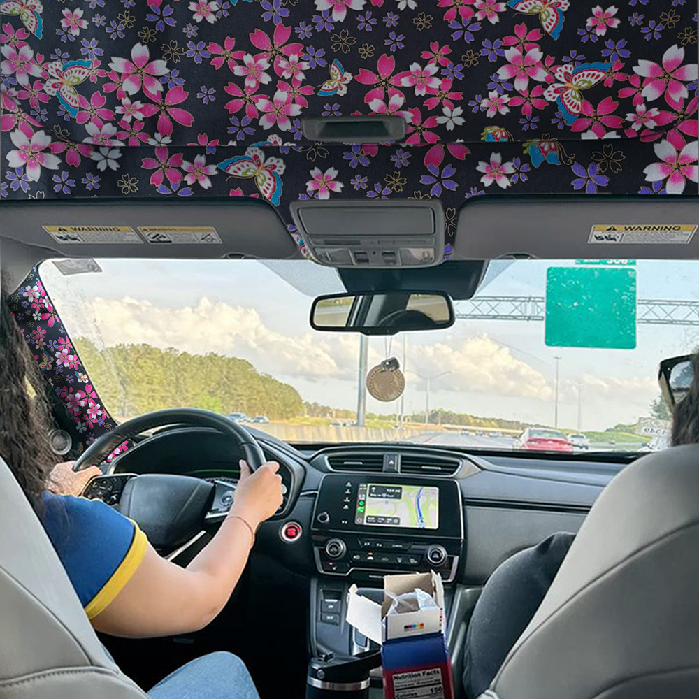 Car Ab-Pillar Decals, Car Ceiling Modifications, Universal Self-Adhesive Adhesive Cloth Modifications, Personalized Car Interiors