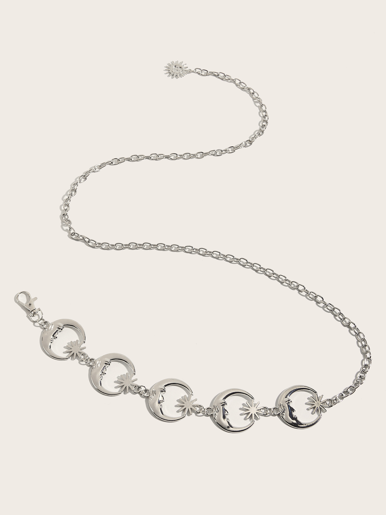 100g Weight Waist Chain Classification Holiday, Beach Occasion Iron Material Sun Pattern Spring&Summer Season Women's Gender Vacation Style Wholesale Jewelry Vacation Sun Iron Waist Chain 9