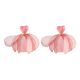Seaside Super Fairy Atmosphere Western Style Chiffon Earrings Niche Design Advanced Earrings Gentle Elegant Holiday Earrings