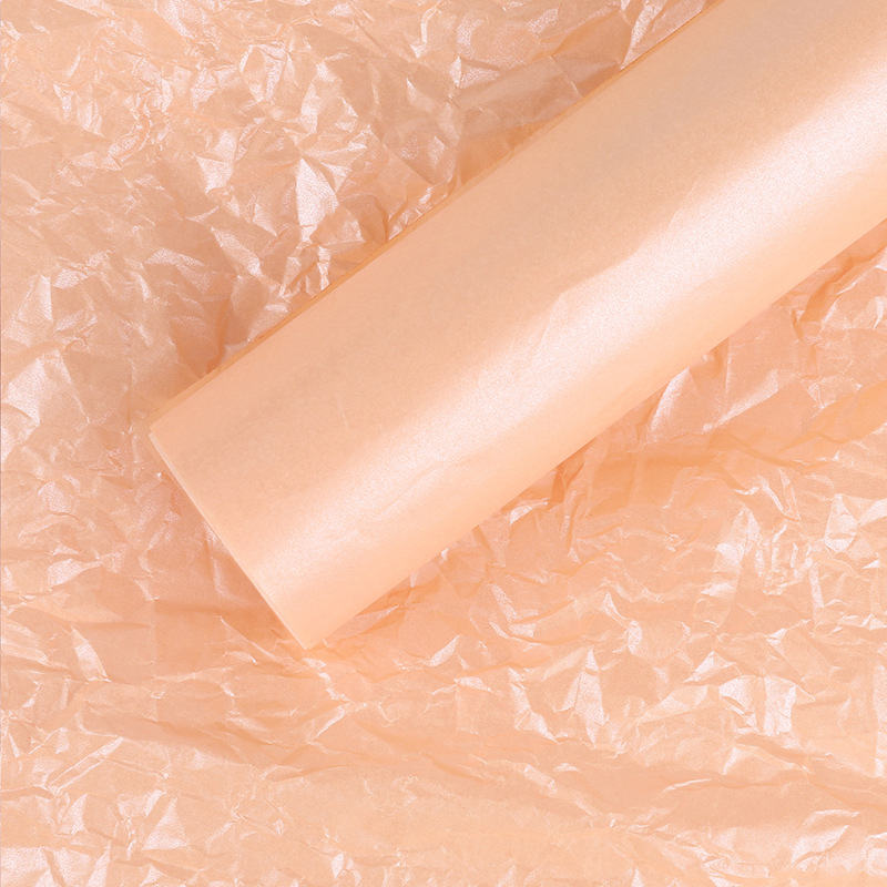 Pastel floristería material de papel de embalaje papel de forro plisado base de flores papel de embalaje ramo Papel de pera perla