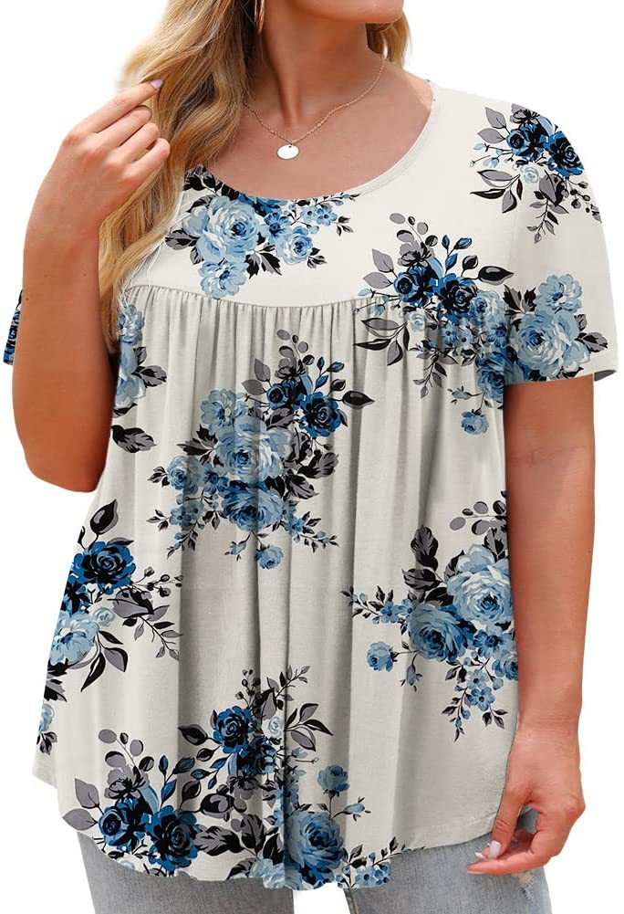 Europa y Estados Unidos transfronterizos nueva ropa de mujer 2025 Amazon estación independiente de verano cuello redondo camiseta de manga corta camiseta casual mujer