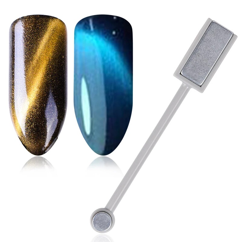 nail Magnet Tool Multi-purpose Cat's Eye Effect nail Tool Cat's Eye Magnet Rod Double Head Thickened Magnet nail nail Magnet Tool Multi-purpose Cat's Eye Effect nail Tool Cat's Eye Magnet Rod Double Head Thickened Magnet nail